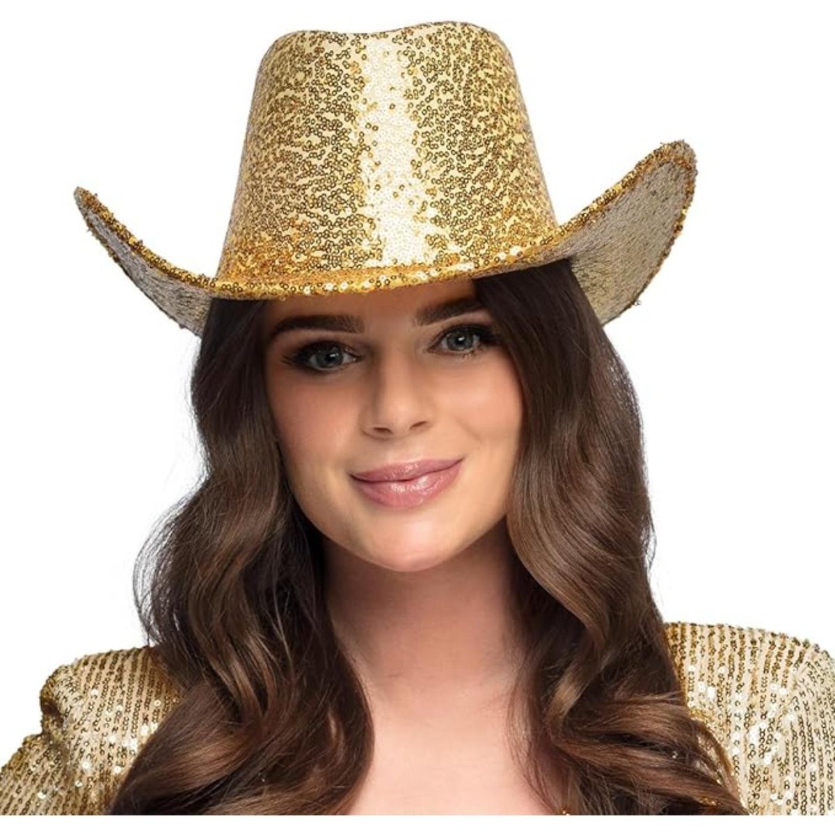 Fancy Dress Central - Rodeo Party Cowboy Hat (Gold) - Adult - Fancy Dress Central
