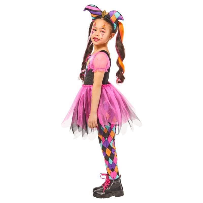 Rubies - Harlequin Costume - Girls - Fancy Dress Central