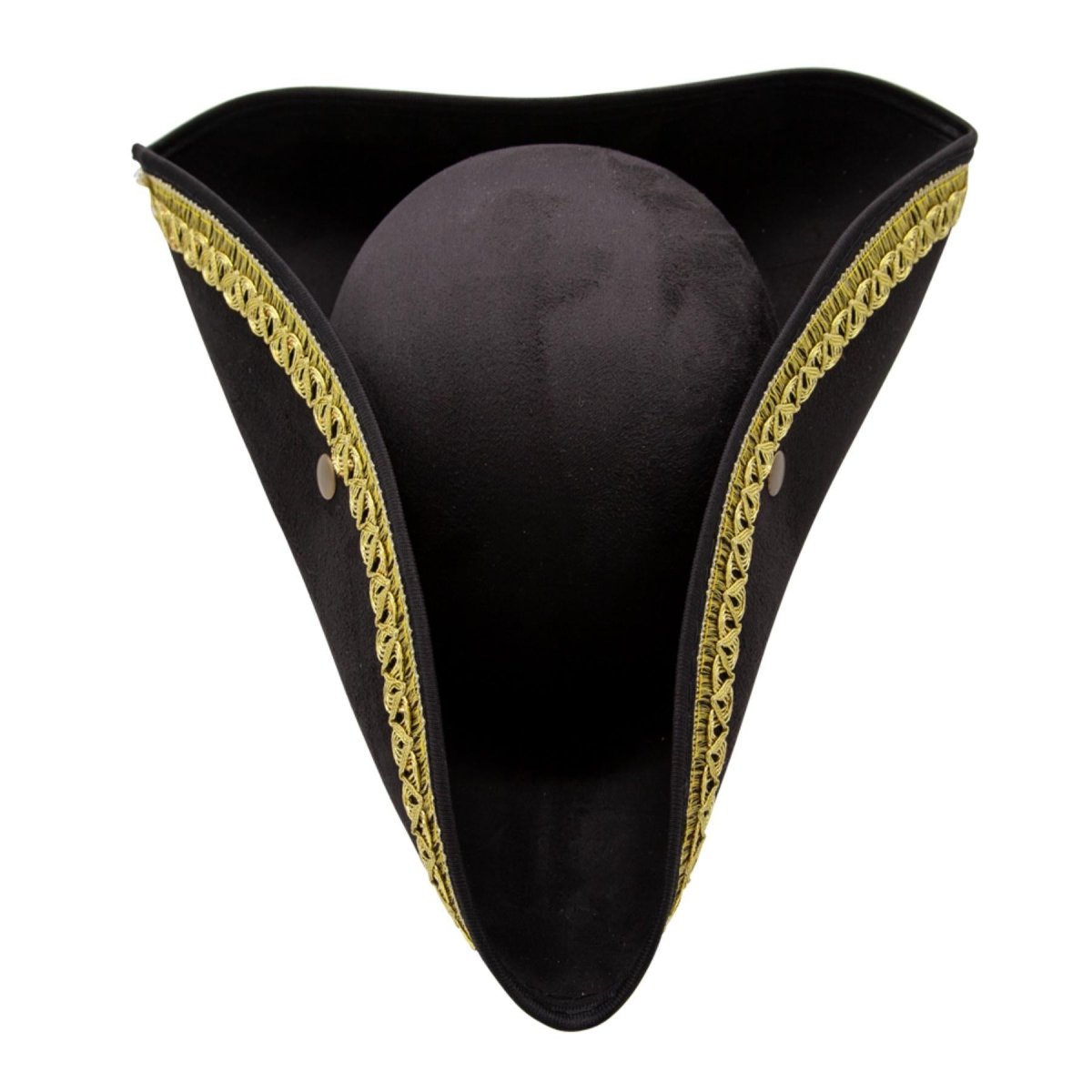 Wicked Costumes Ltd - Pirate Hat with Gold Rim - Adult - Fancy Dress Central
