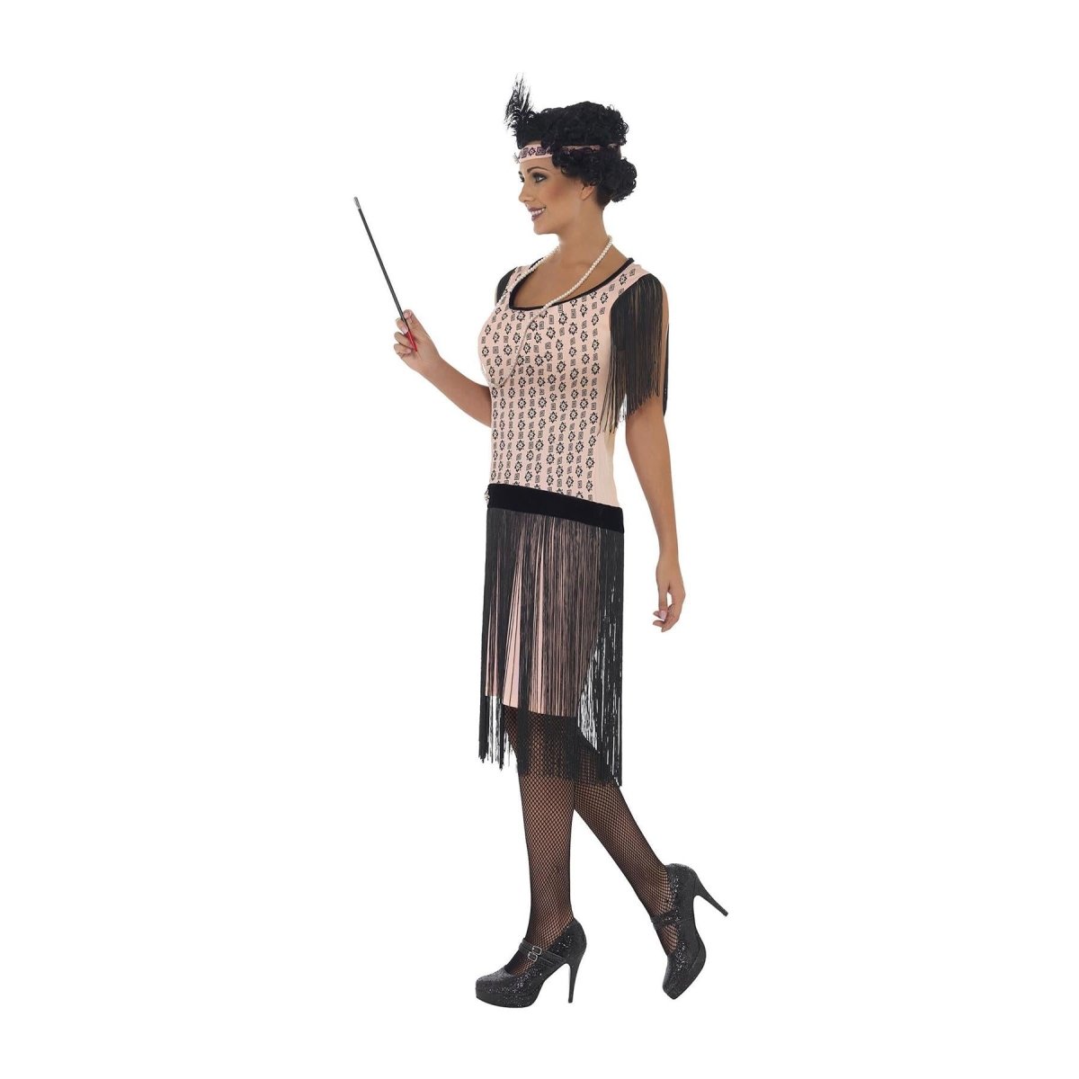 Smiffys - 20s Coco Flapper Costume - Womens - Fancy Dress Central