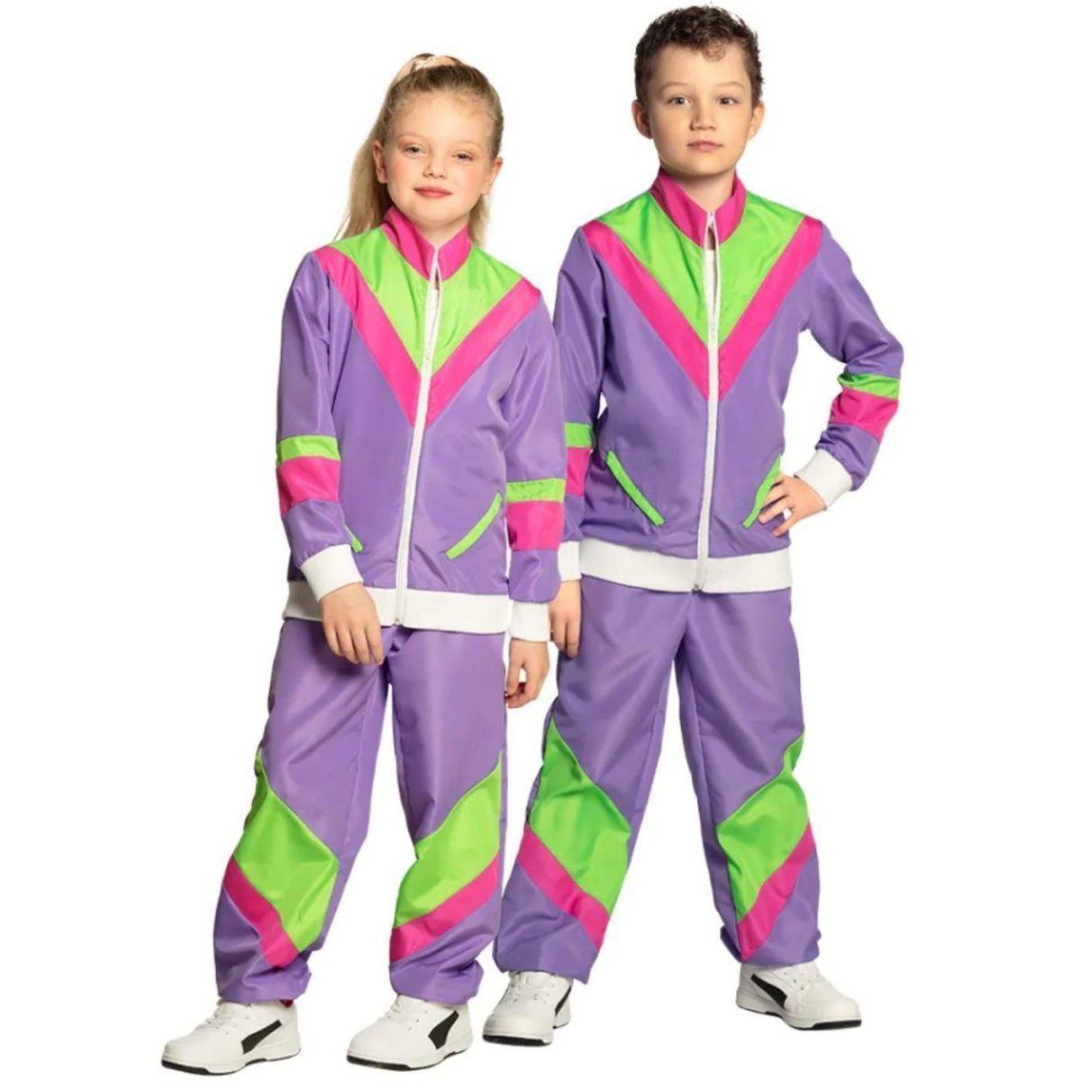 Boland - Retro Shell Suit Costume - Child - Fancy Dress Central