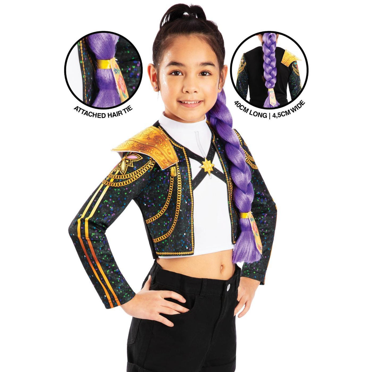 Rumi K-Pop Classic Demon Hunters Wig (40cm) - Girls