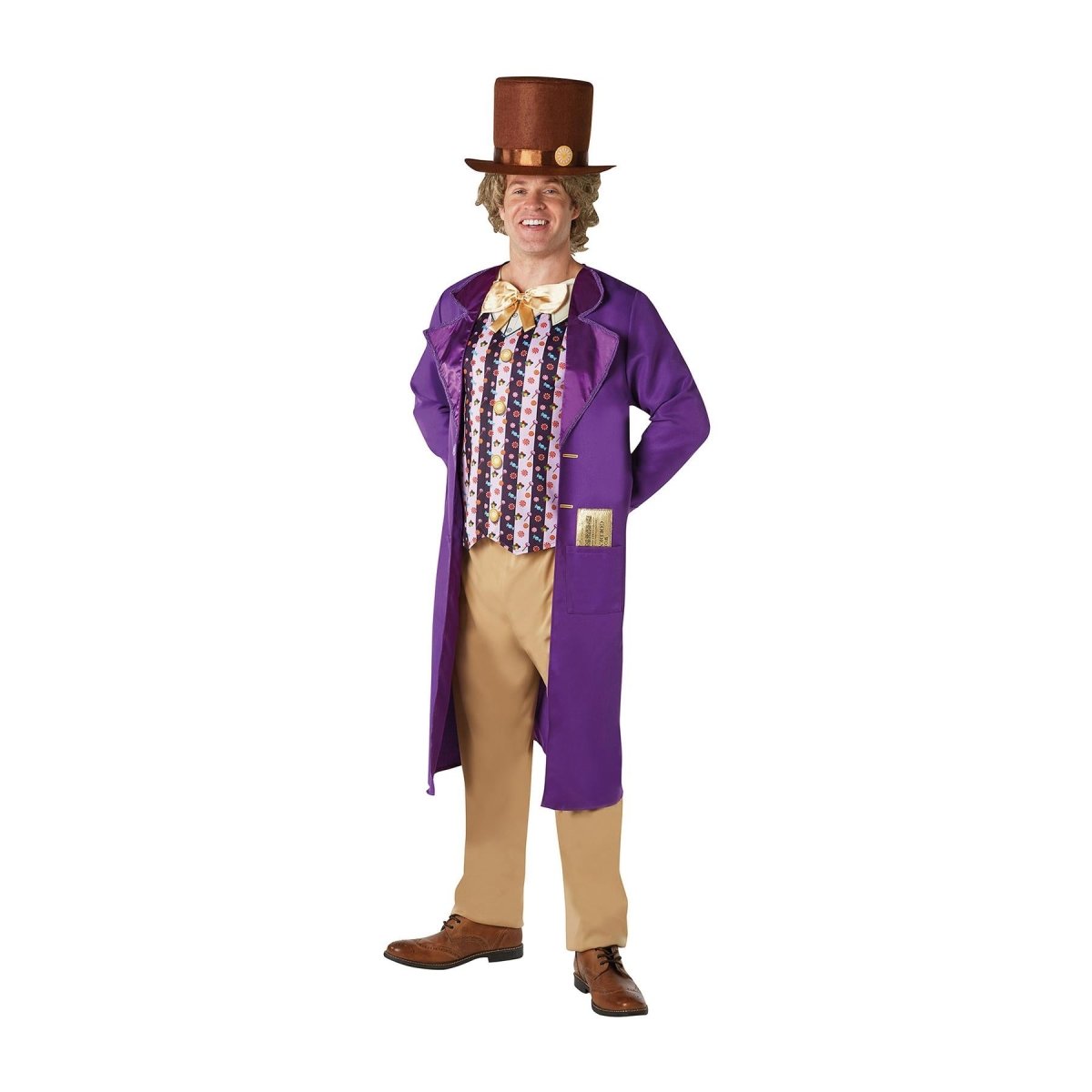 Rubies - Willy Wonka Deluxe Costume - Men - Fancy Dress Central