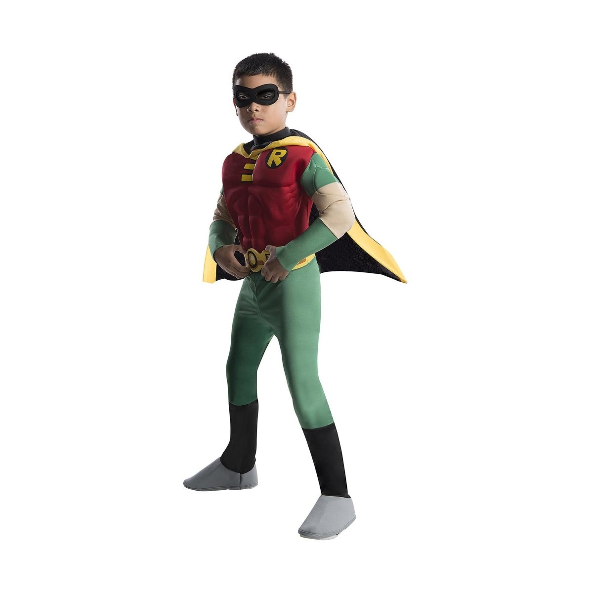 Rubies - Robin Teen Titan Muscle Chest Costume - Boys - Fancy Dress Central