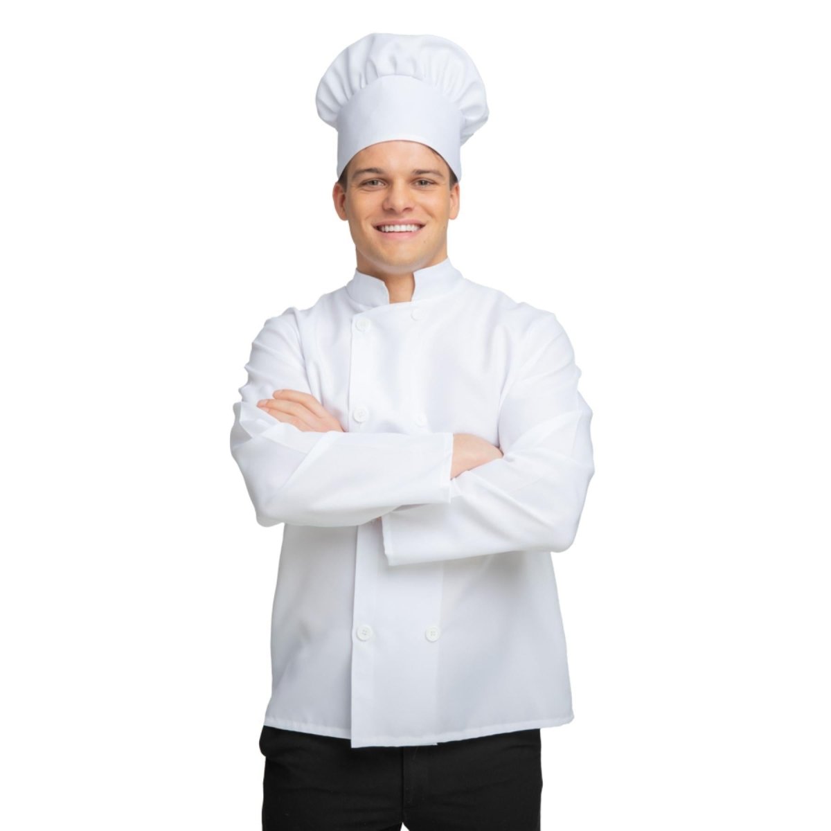 Wicked Costumes - Chef Whites & Hat - Men - Fancy Dress Central