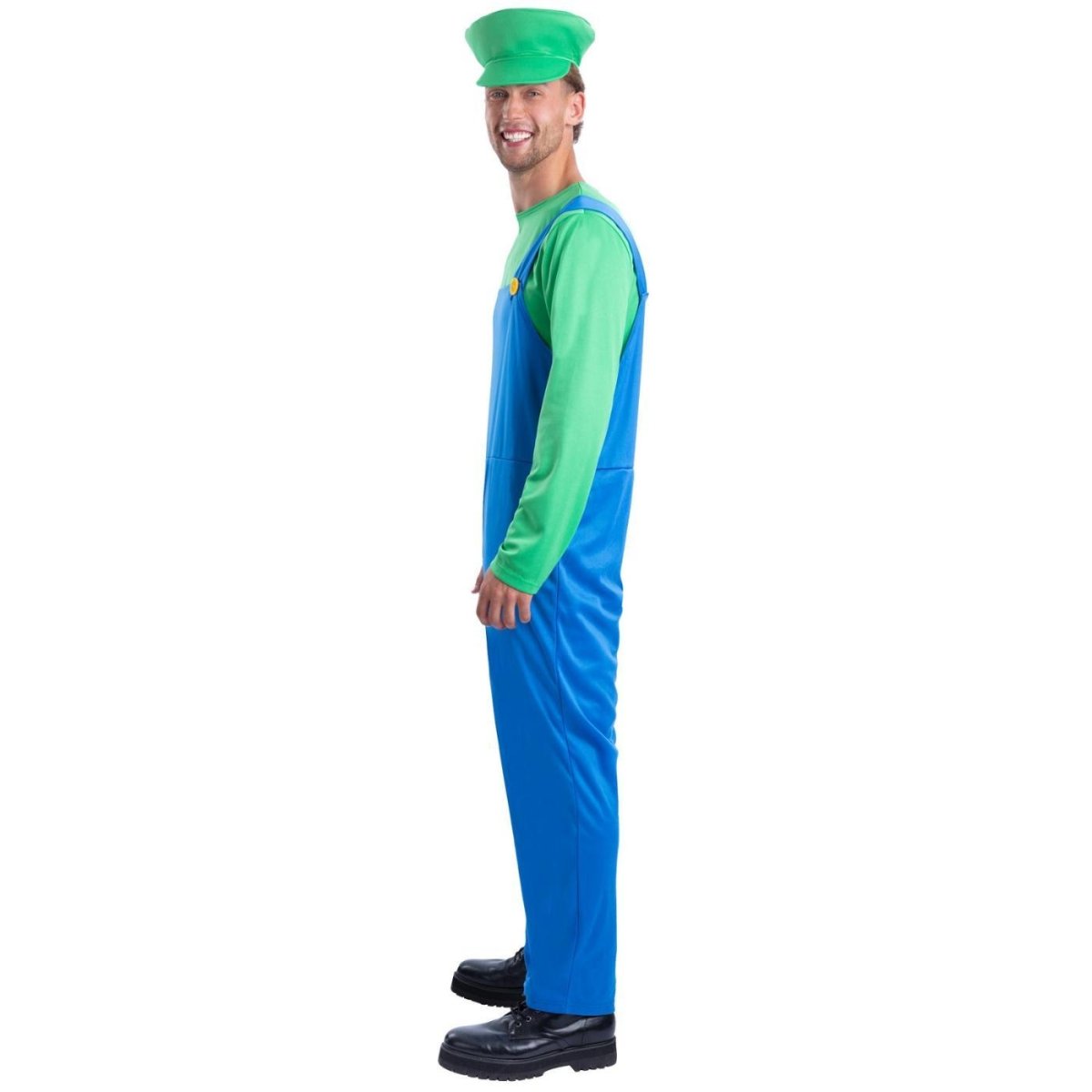 Smiffys - Green Plumber Costume - Men - Fancy Dress Central