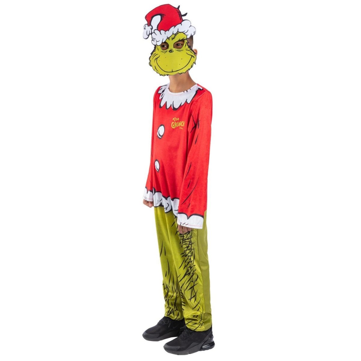 Smiffys - Dr Seuss The Grinch Santa Costume - Child - Fancy Dress Central