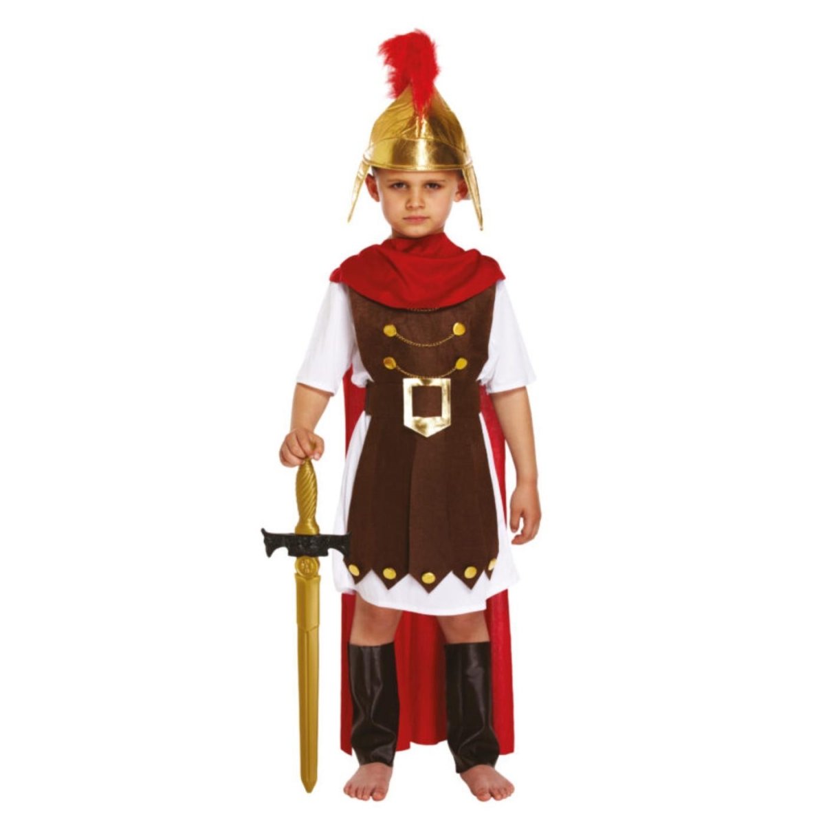 Henbrandt - Roman General Costume - Boys - Fancy Dress Central