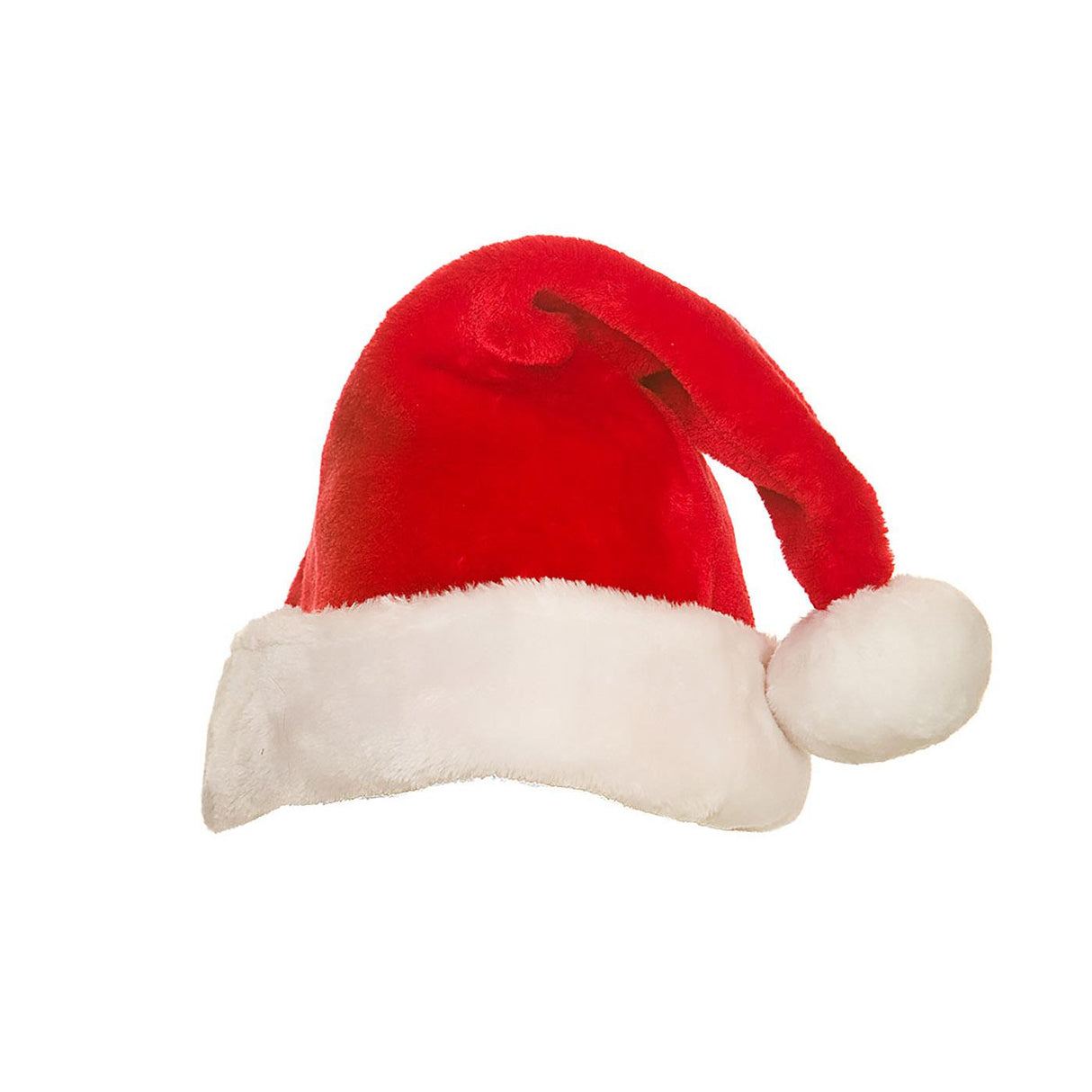 Plush Santa Hat (Super Deluxe) - Adult