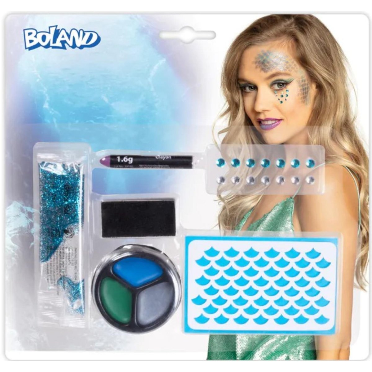 Boland - Make Up Kit - Mermaid - Fancy Dress Central