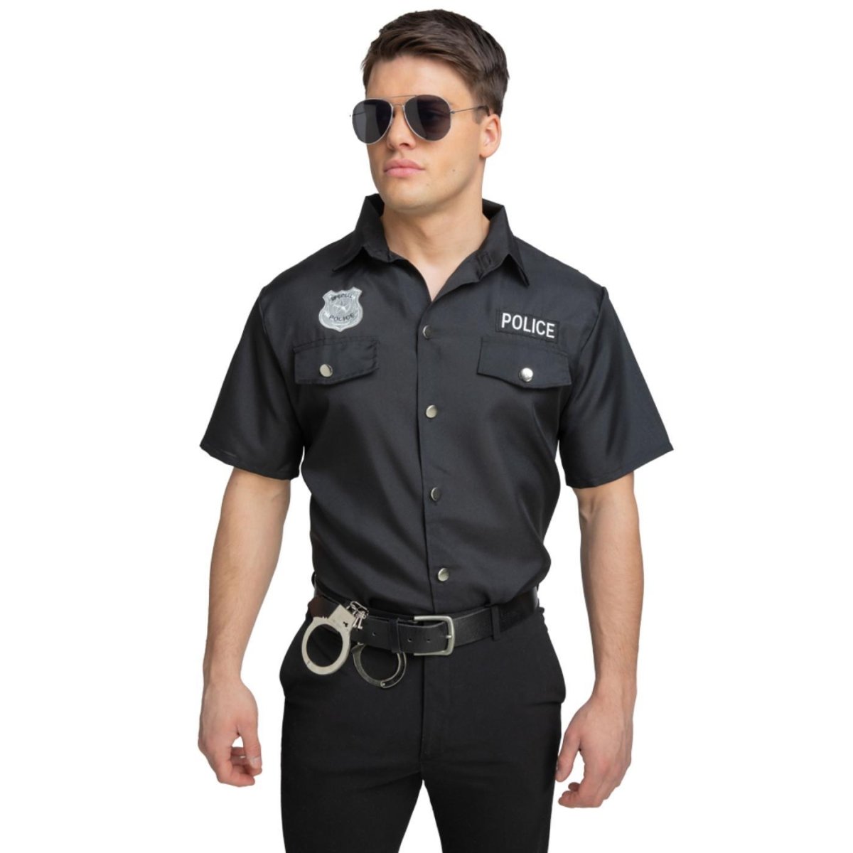 Wicked Costumes Ltd - Police Shades & Handcuffs - Adult - Fancy Dress Central