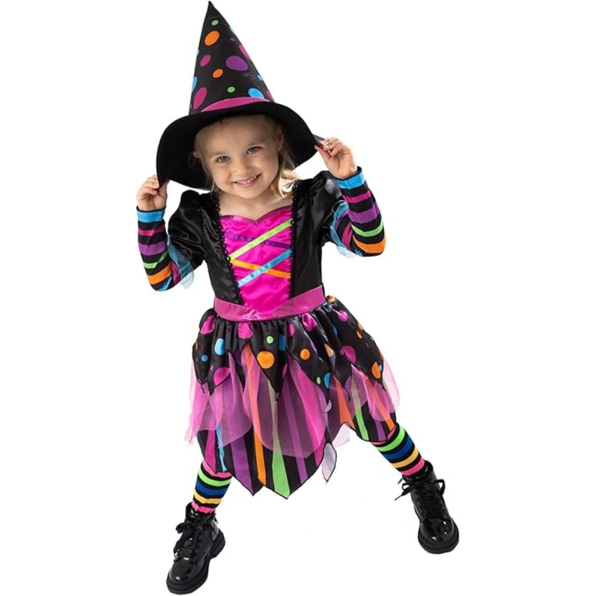 Blues Group - Mix Mashed Witch Costume - Girls - Fancy Dress Central