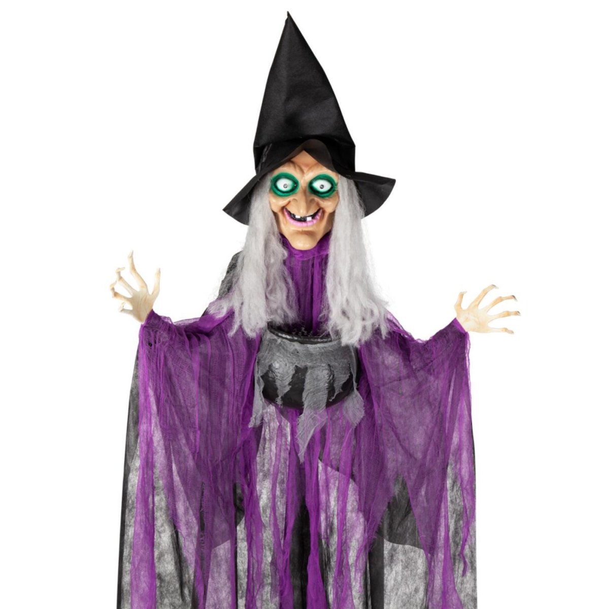 Wicked Costumes Ltd - Hanging Cauldron Witch - Party Decoration - Fancy Dress Central