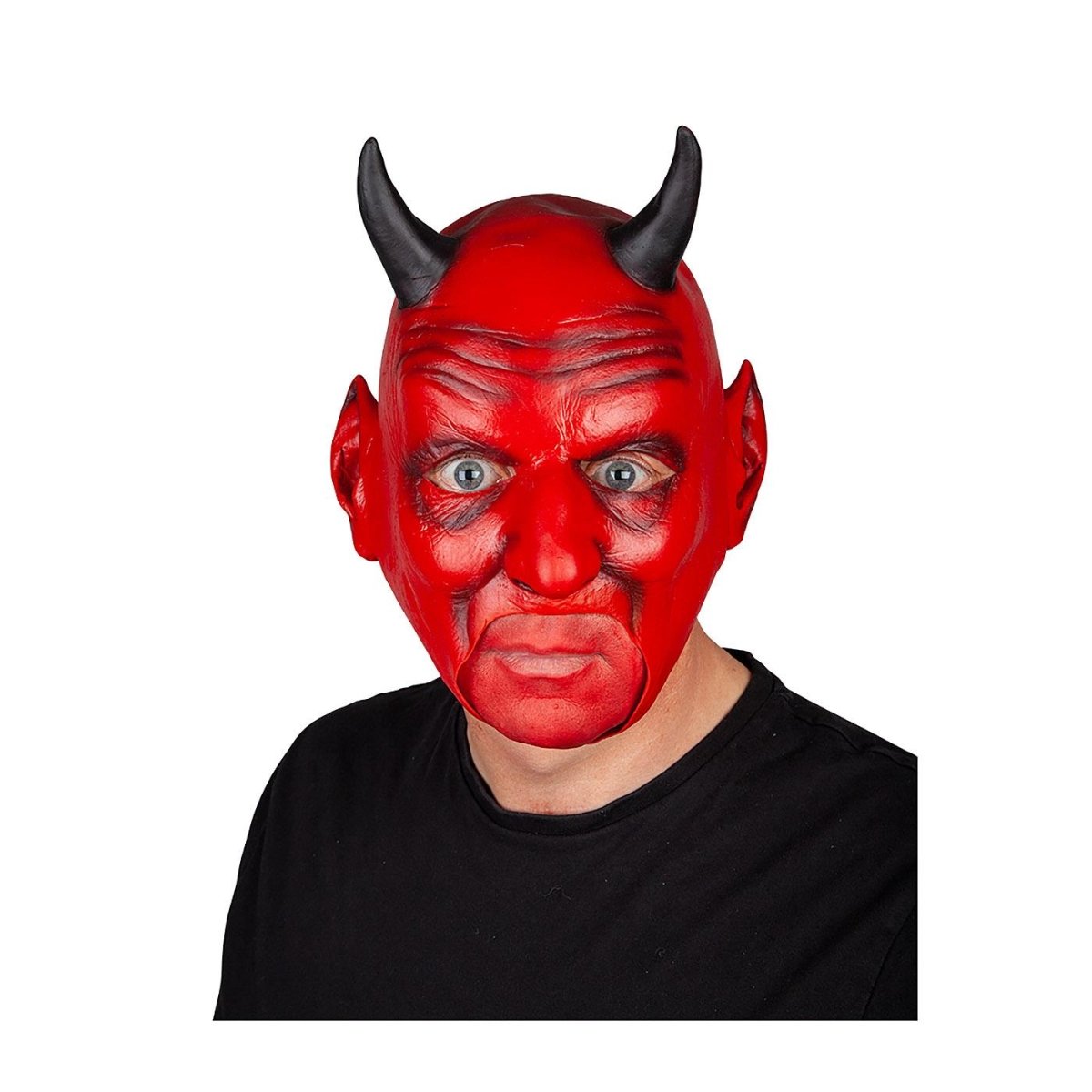 Wicked Costumes Ltd - Devil Mask with Open Mouth - Adult - Fancy Dress Central