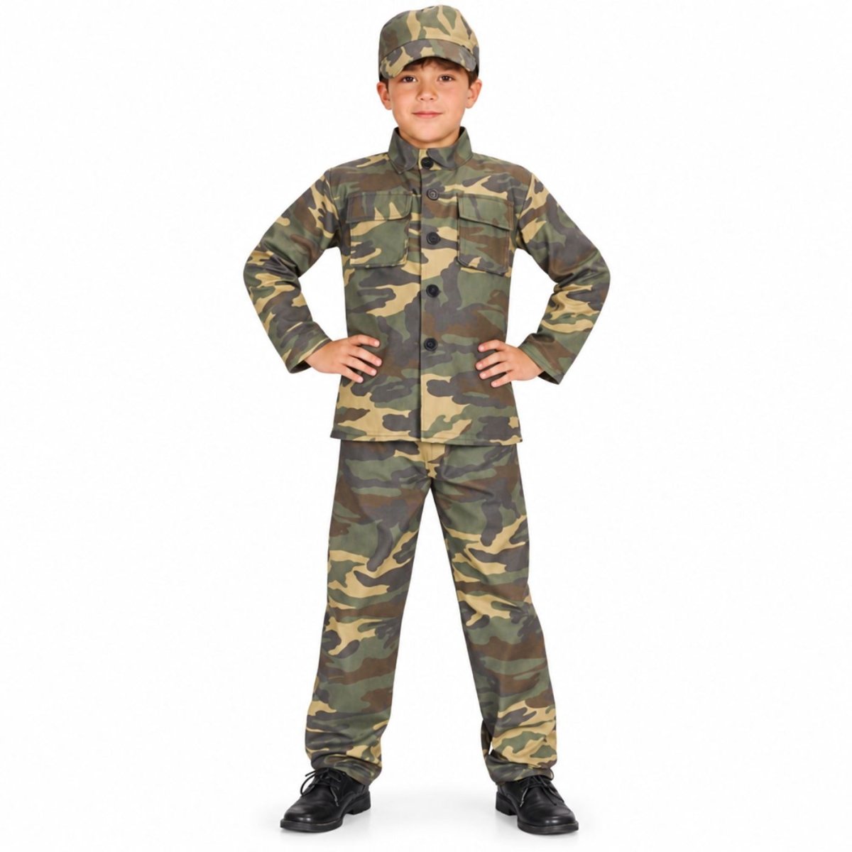Wicked Costumes - Action Commando Army Costume - Boys - Fancy Dress Central