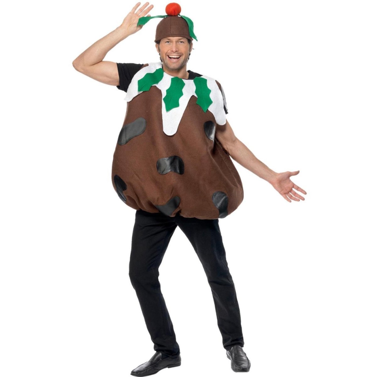 Smiffys - Christmas Pudding Costume - Adult - Fancy Dress Central