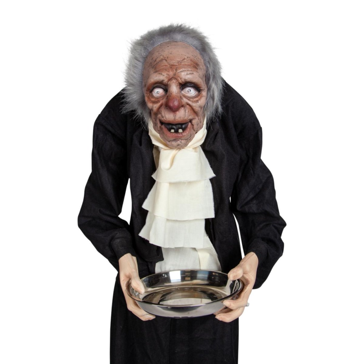 Wicked Costumes Ltd - Creepy Old Butler Greeter - Party Decoration - Fancy Dress Central