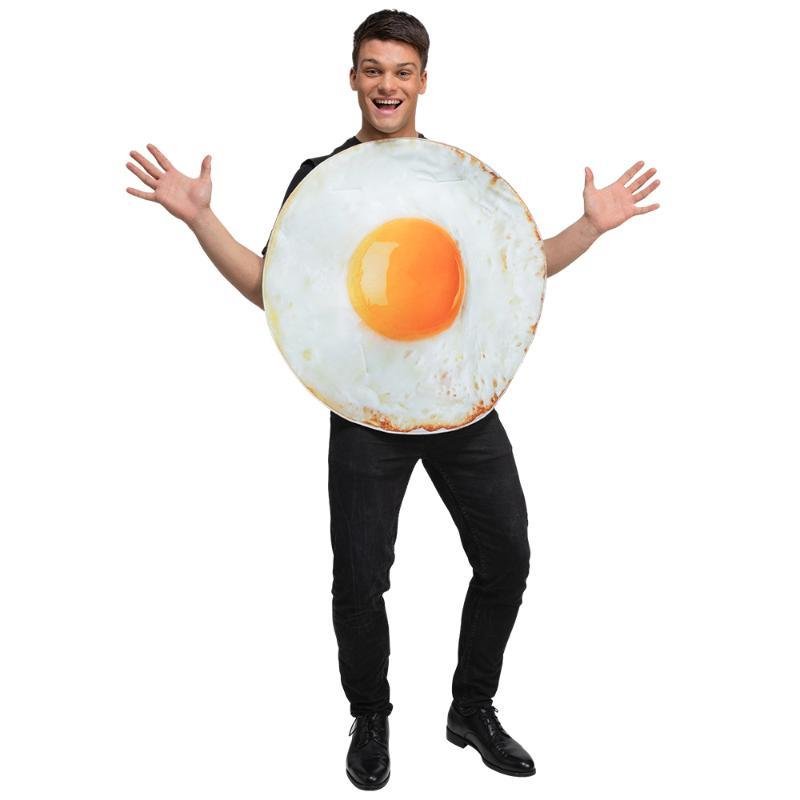 Wicked Costumes - Fried Egg Costume - Adult - Fancy Dress Central