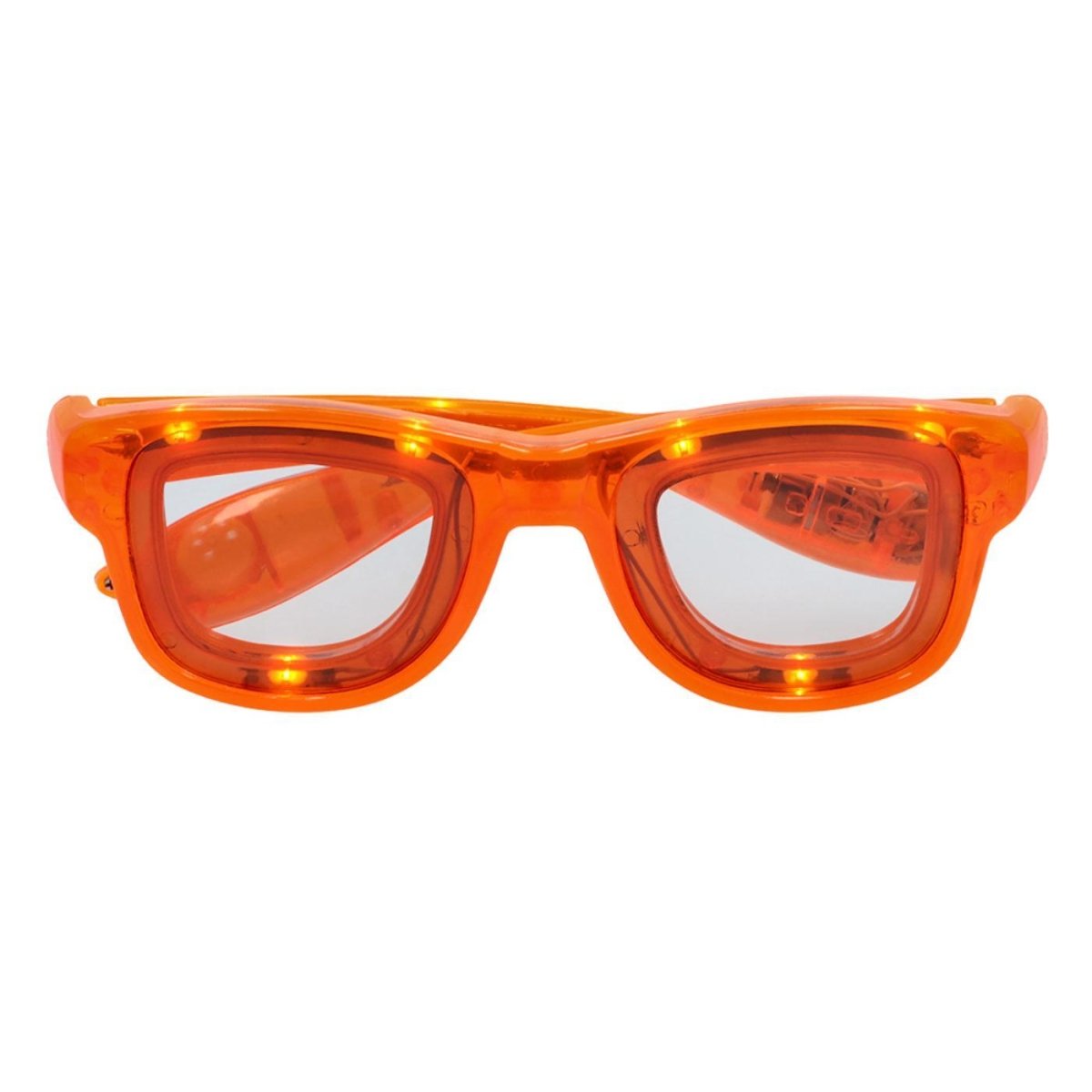 Boland - Blink LED Party Glasses (Orange) - Adult - Fancy Dress Central