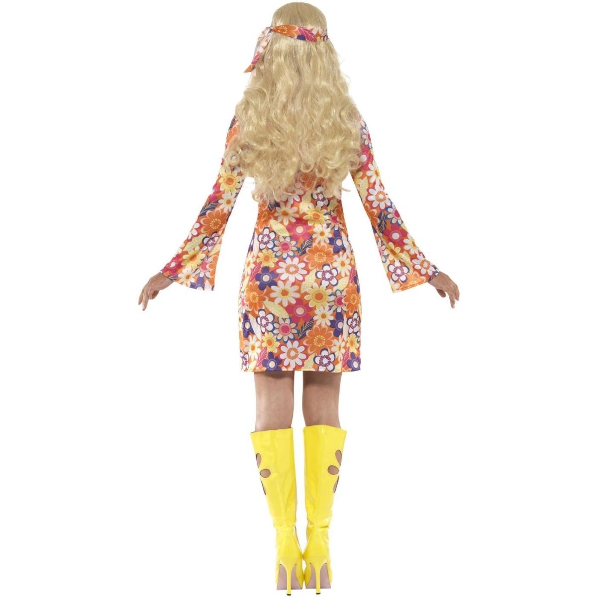 Smiffys - Flower Hippie Costume - Women - Fancy Dress Central