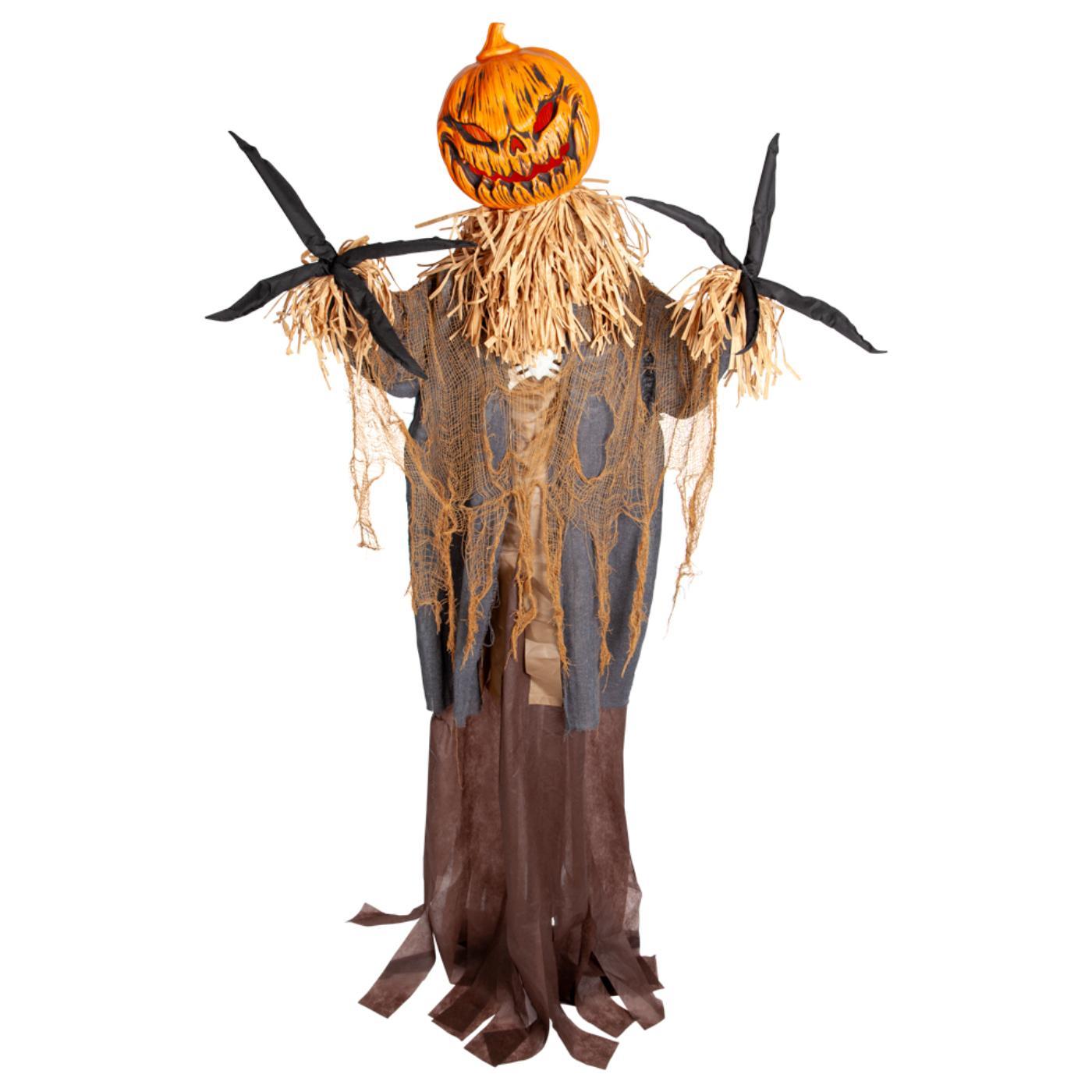 Evil Pumpkin Scarecrow - Party Decoration