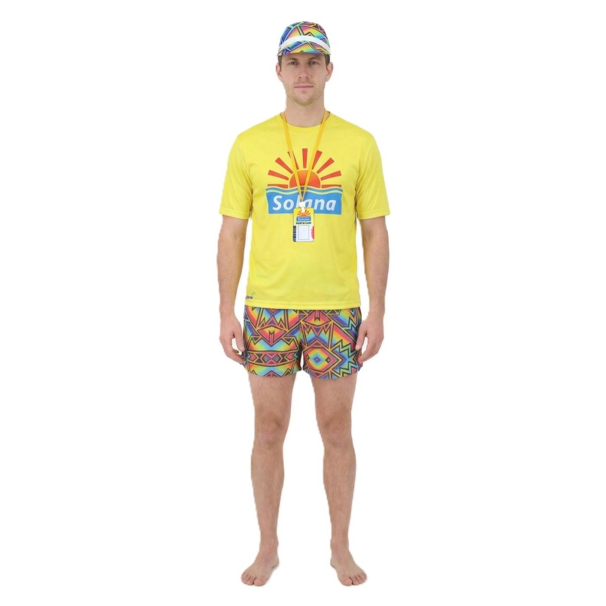 Blues Group - Benidorm Solana Costume - Adult - Fancy Dress Central