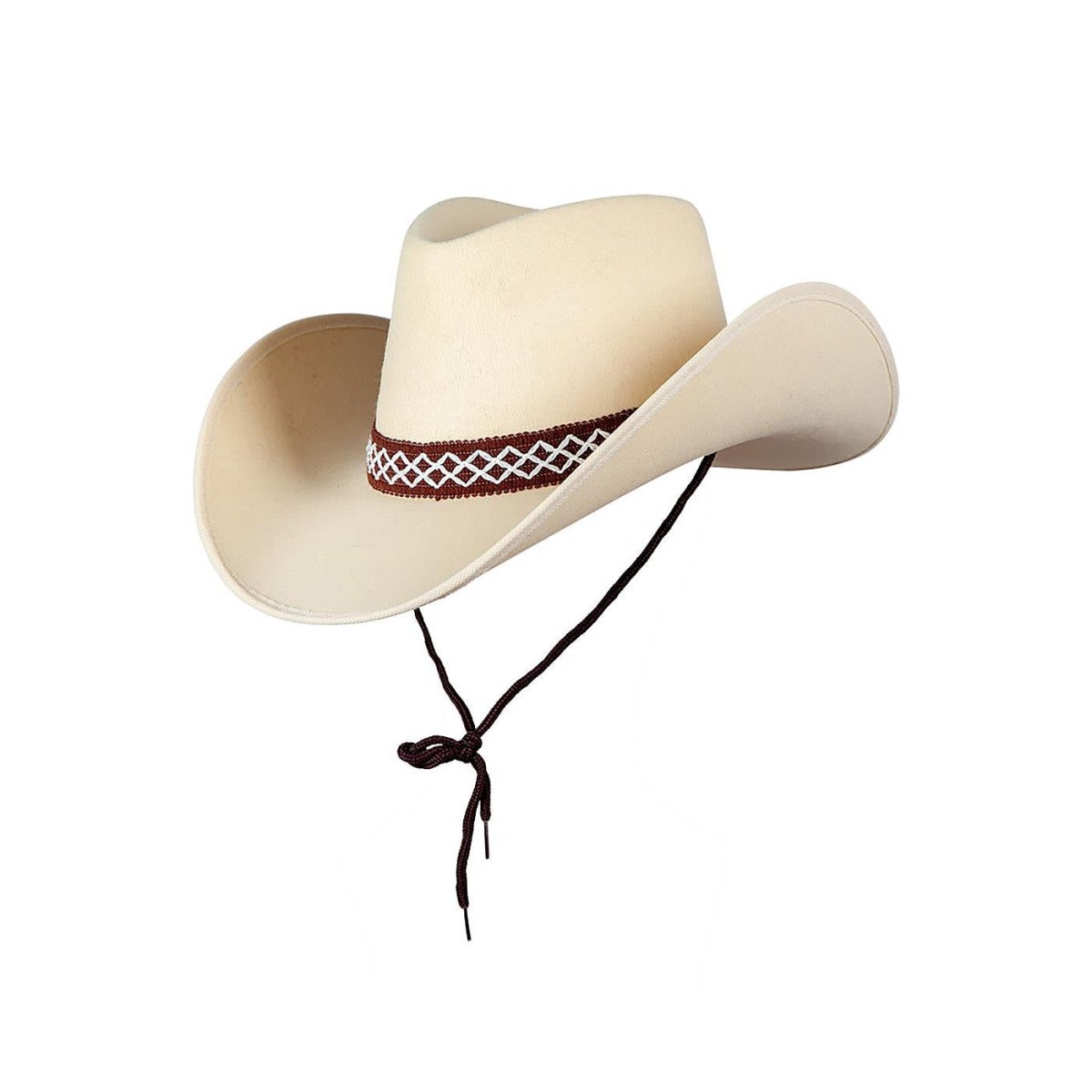 Wicked Costumes Ltd - Classic Texan Cowboy Hat (Sand) - Adult - Fancy Dress Central