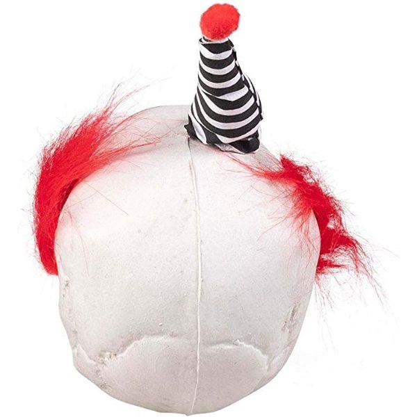 Clown Skull with Movable Jaw - Party Decoration
