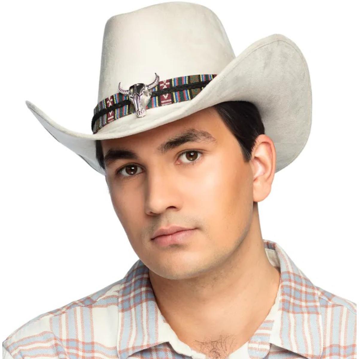 Boland - Django Cowboy Hat (Beige) - Adult - Fancy Dress Central