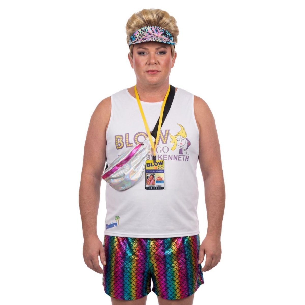 Blues Group - Benidorm Kenneth Costume - Men - Fancy Dress Central