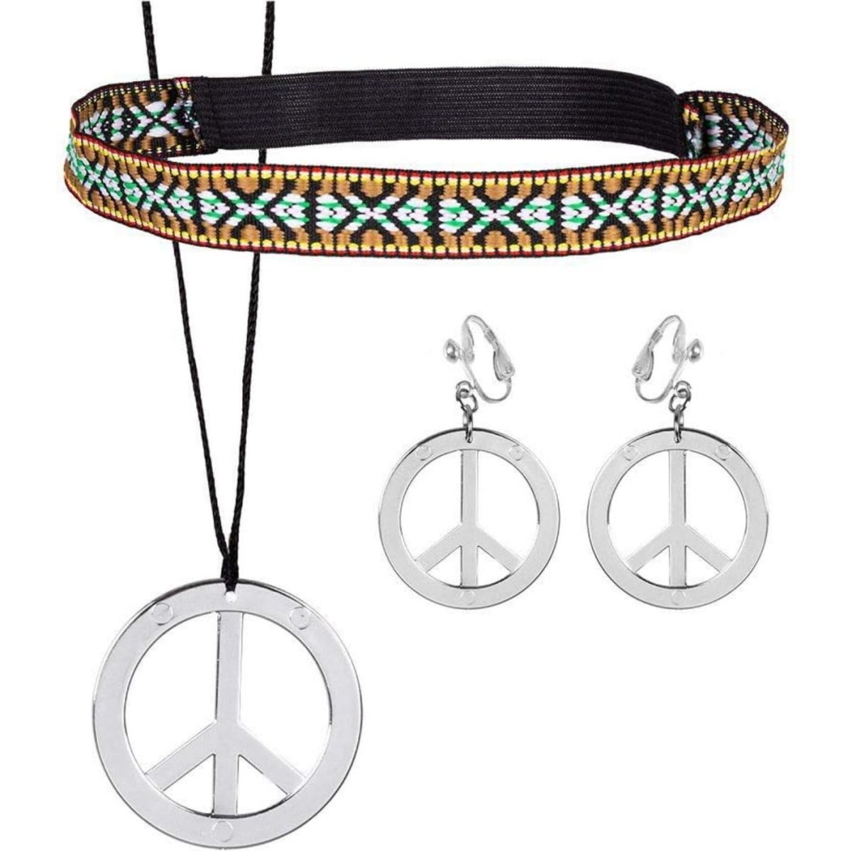 Boland - Hippie Accessory Set - Adult - Fancy Dress Central