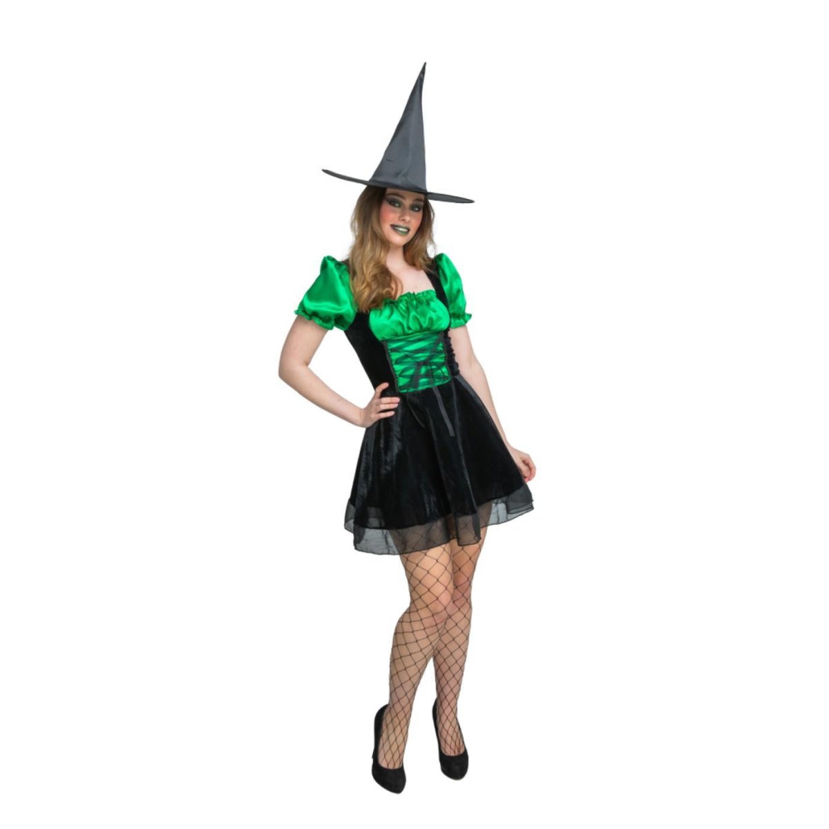 Wicked Costumes - Emerald Witch Costume - Womens - Fancy Dress Central