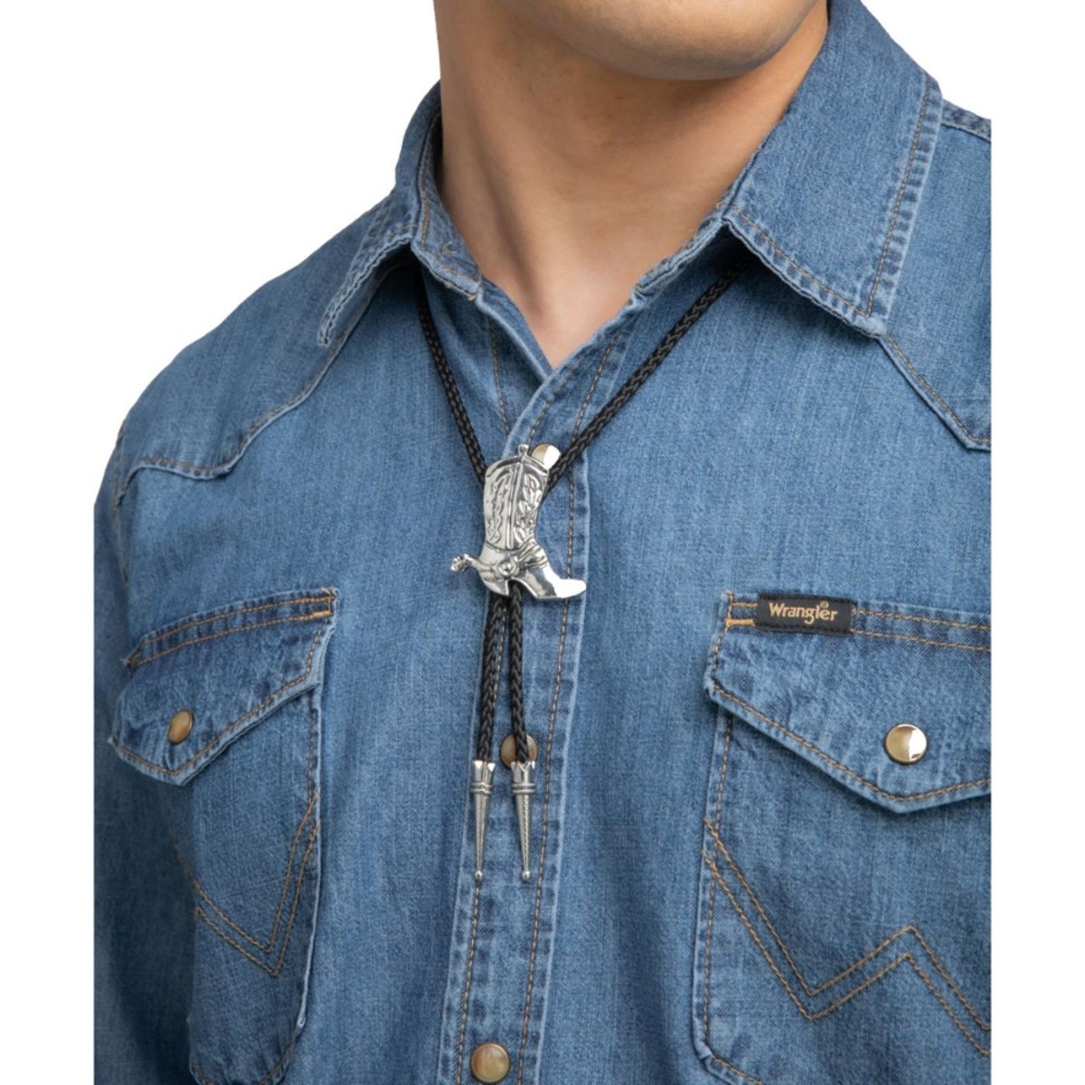 Wicked Costumes Ltd - Cowboy Boot Bolo Tie - Adult - Fancy Dress Central