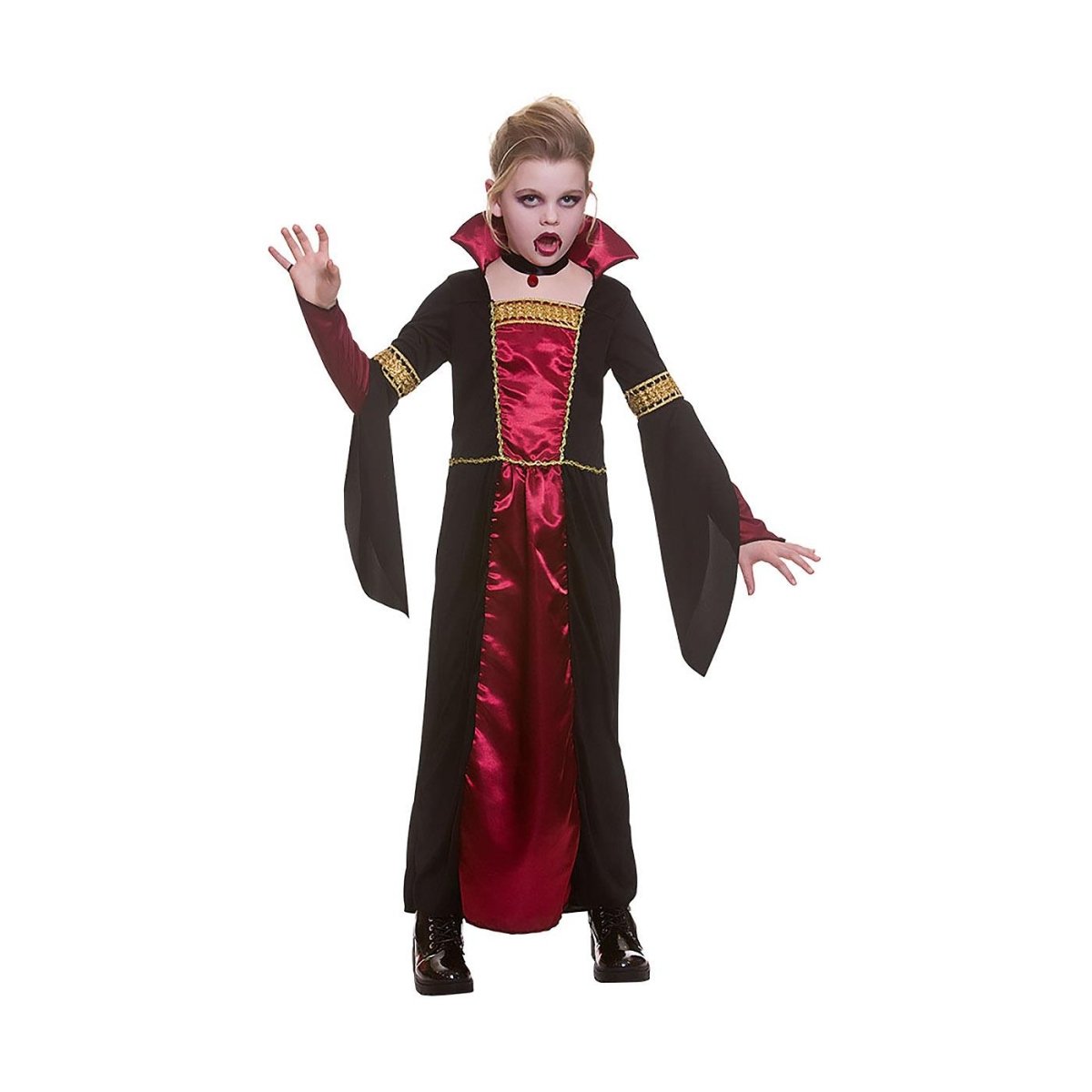 Wicked Costumes - Gothic Vampiress Costume - Girls - Fancy Dress Central