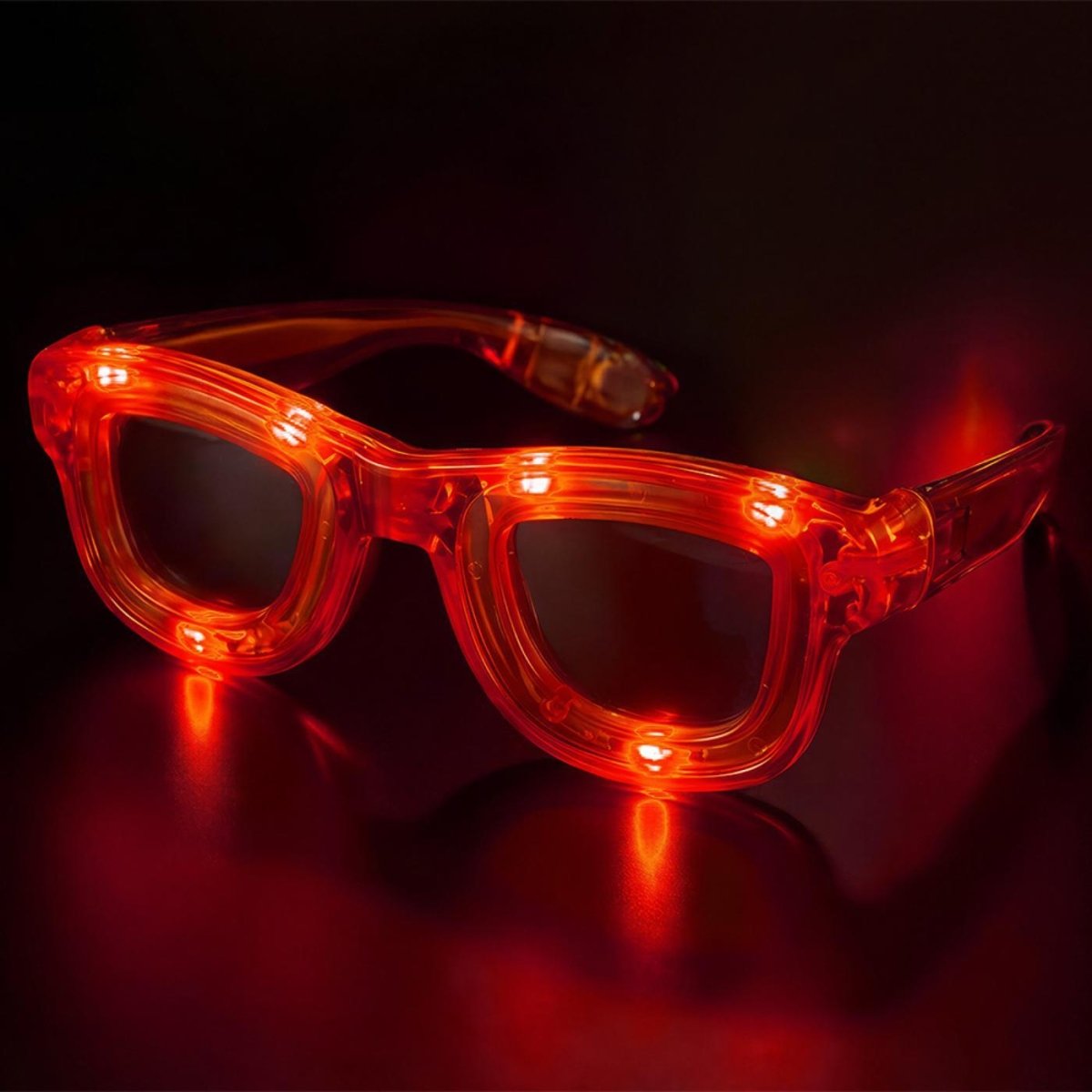 Boland - Blink LED Party Glasses (Orange) - Adult - Fancy Dress Central