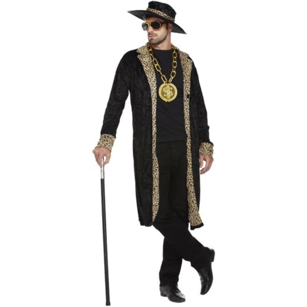 Henbrandt - Black Big Daddy Costume - Men - Fancy Dress Central