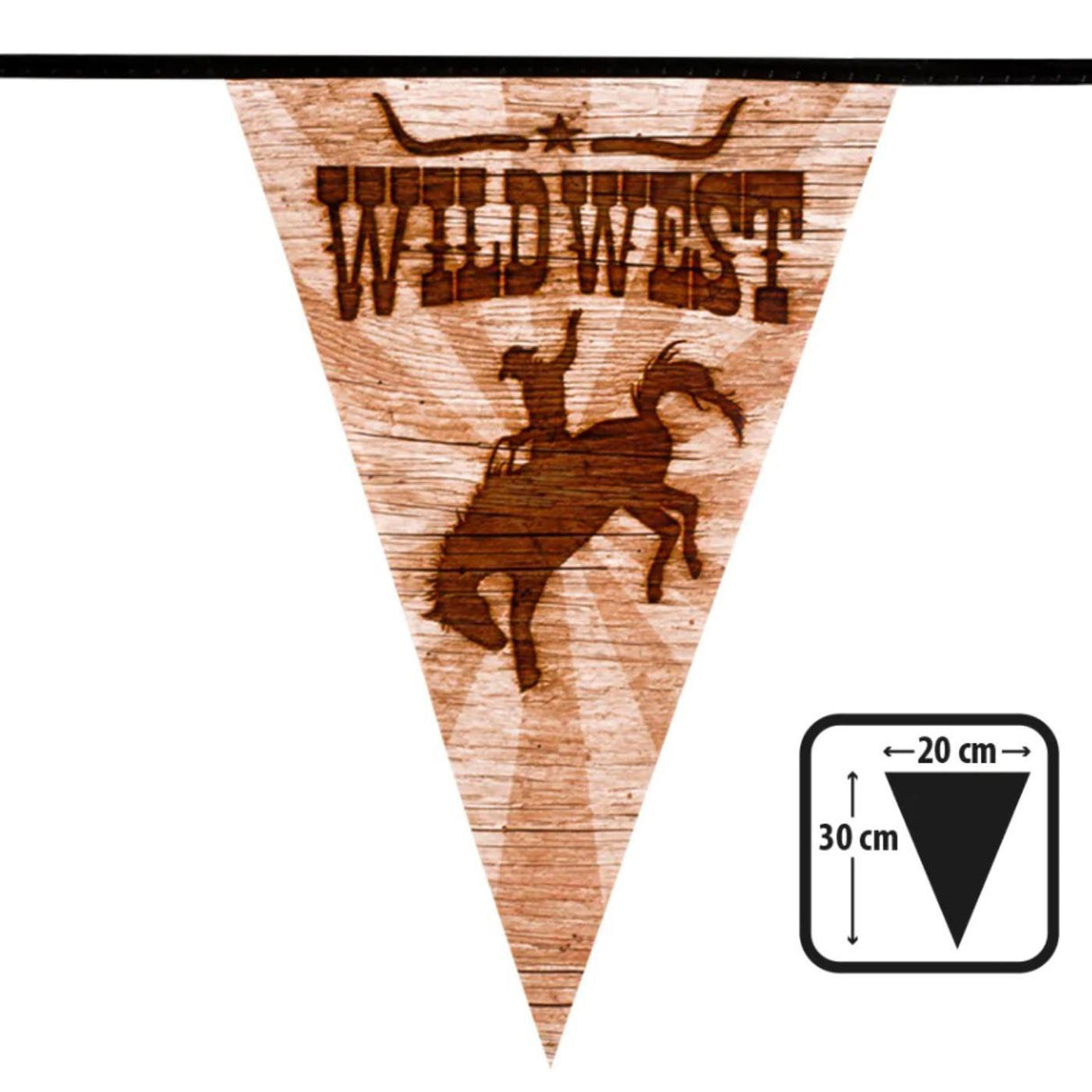 6m Wild West Bunting