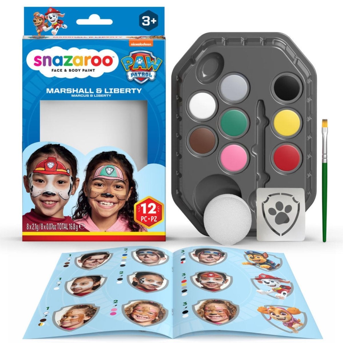 Colart - Paw Patrol Face Paint Kit - Marshall & Liberty - Fancy Dress Central