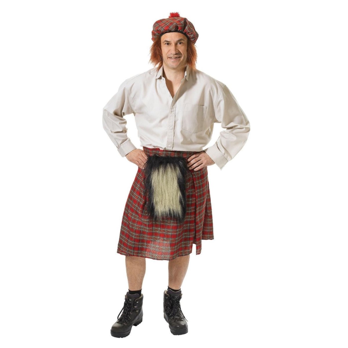 Rubies - Scotsman Kilt & Hat Set - Men - Fancy Dress Central
