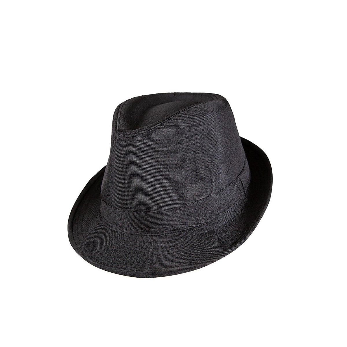 Wicked Costumes Ltd - Trilby Hat (Black) - Adult - Fancy Dress Central