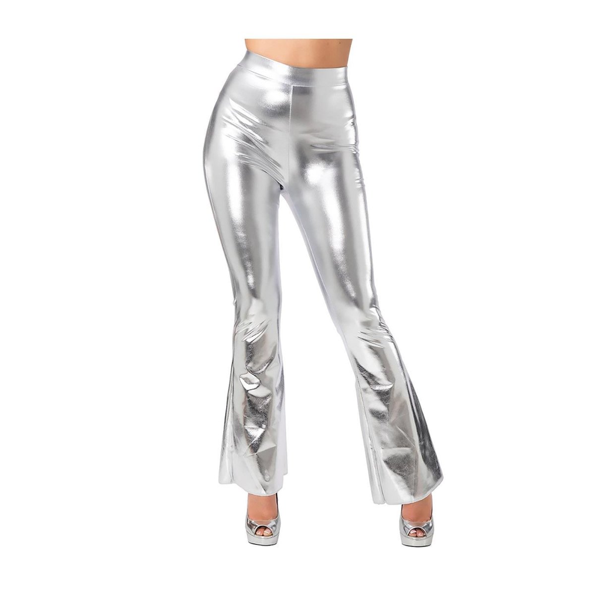Wicked Costumes - Retro Flares (Silver) - Women - Fancy Dress Central