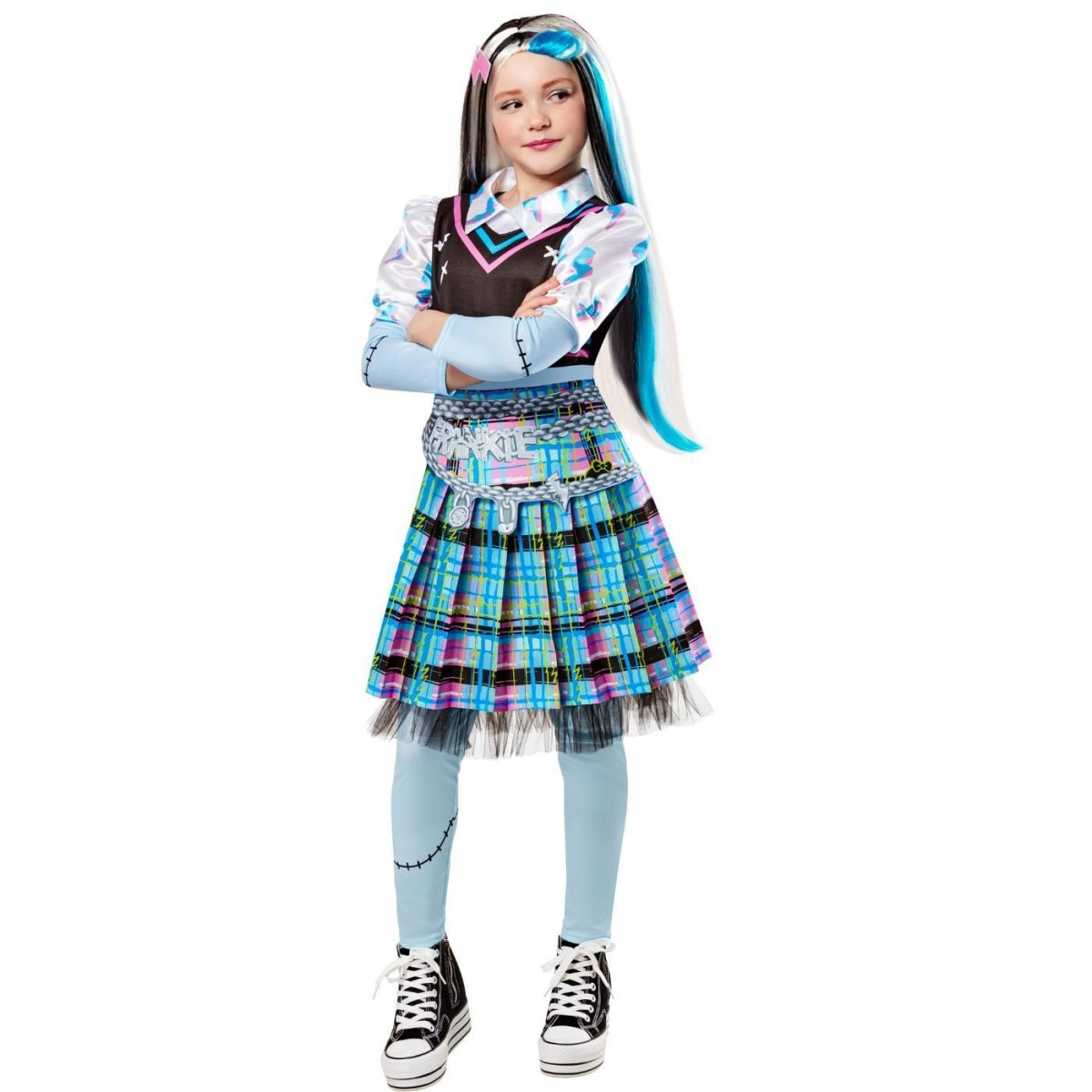 Rubies - Frankie Stein Monster High Deluxe Costume - Girls - Fancy Dress Central