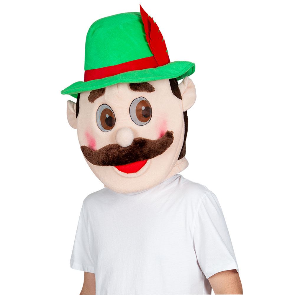 Jumbo Mascot Head (Bavarian Guy) - Adult
