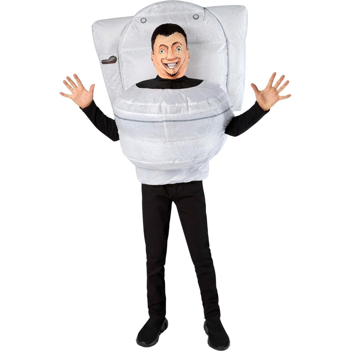 Rubies - Inflatable Skibidi Toilet Costume - Child - Fancy Dress Central