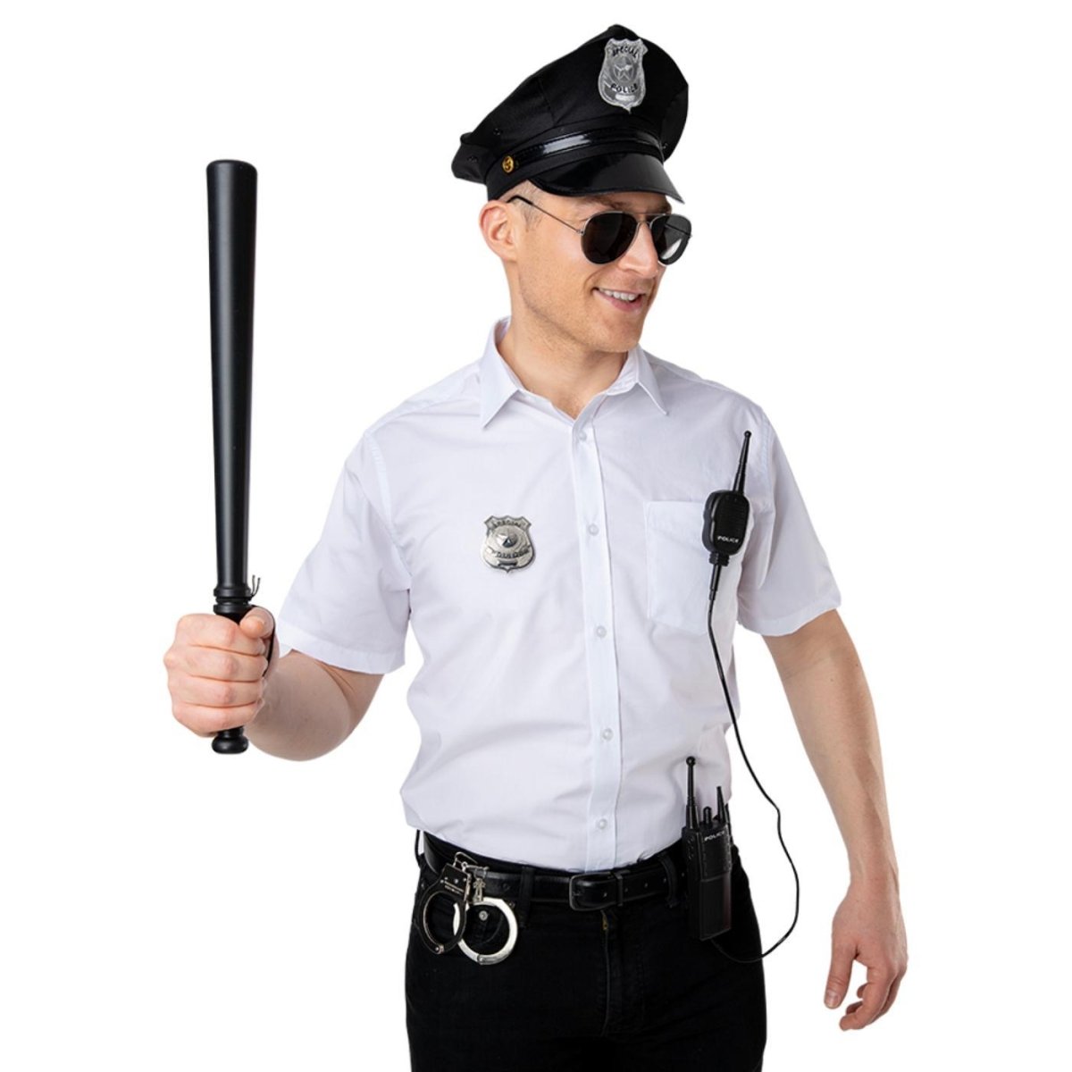 Wicked Costumes Ltd - Instant Cop Set (6 Piece) - Adult - Fancy Dress Central