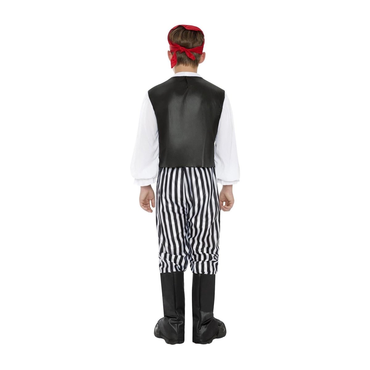 Smiffys - Black & White Pirate Boy Costume - Boys - Fancy Dress Central