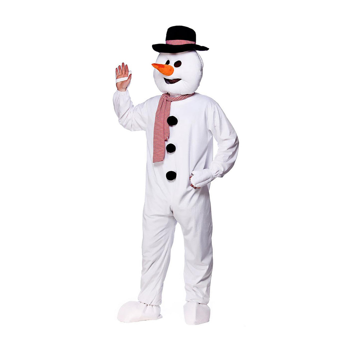 Snowman Christmas Mascot Costume - Adult