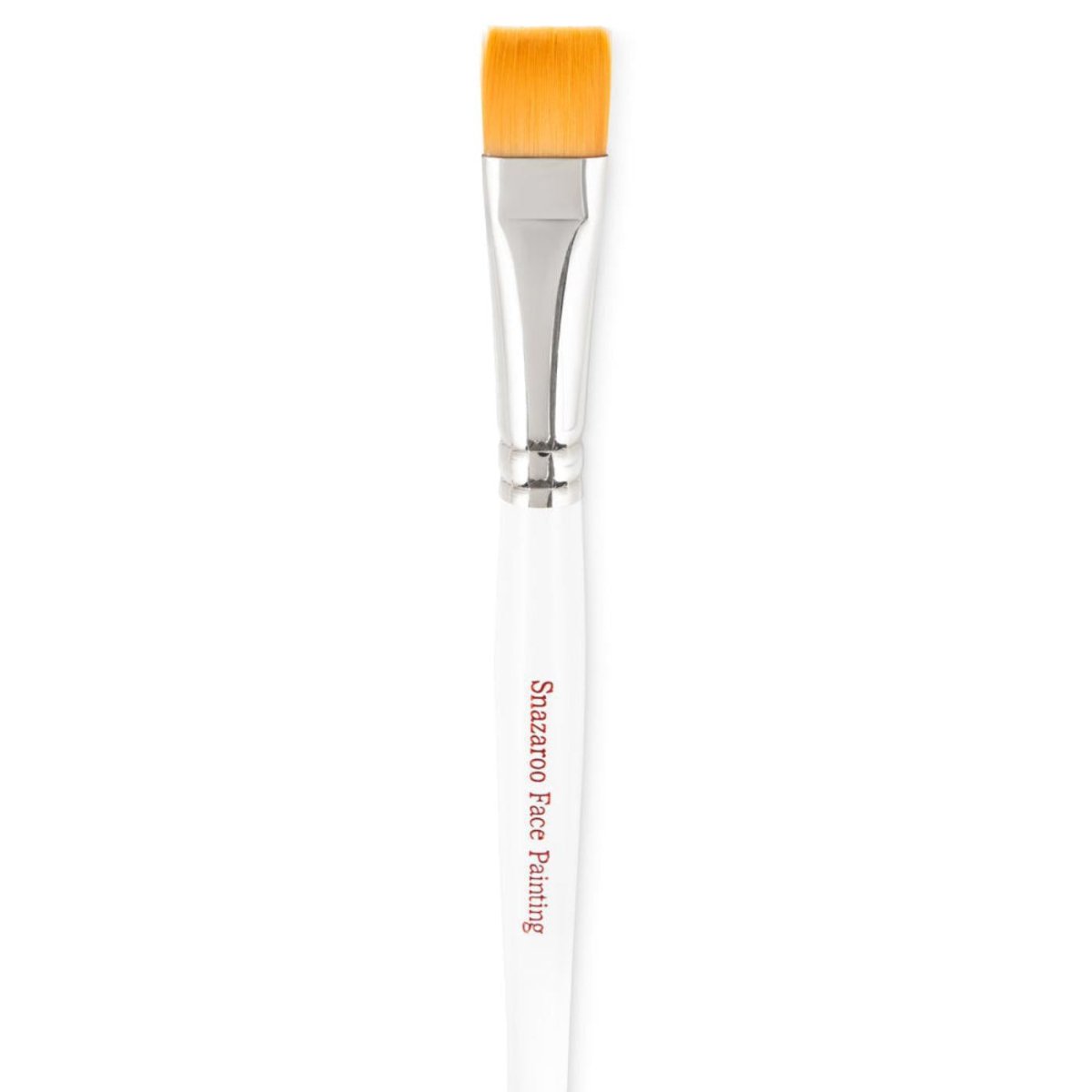 Colart - Flat Face Paint Brush (White) - Large - Fancy Dress Central