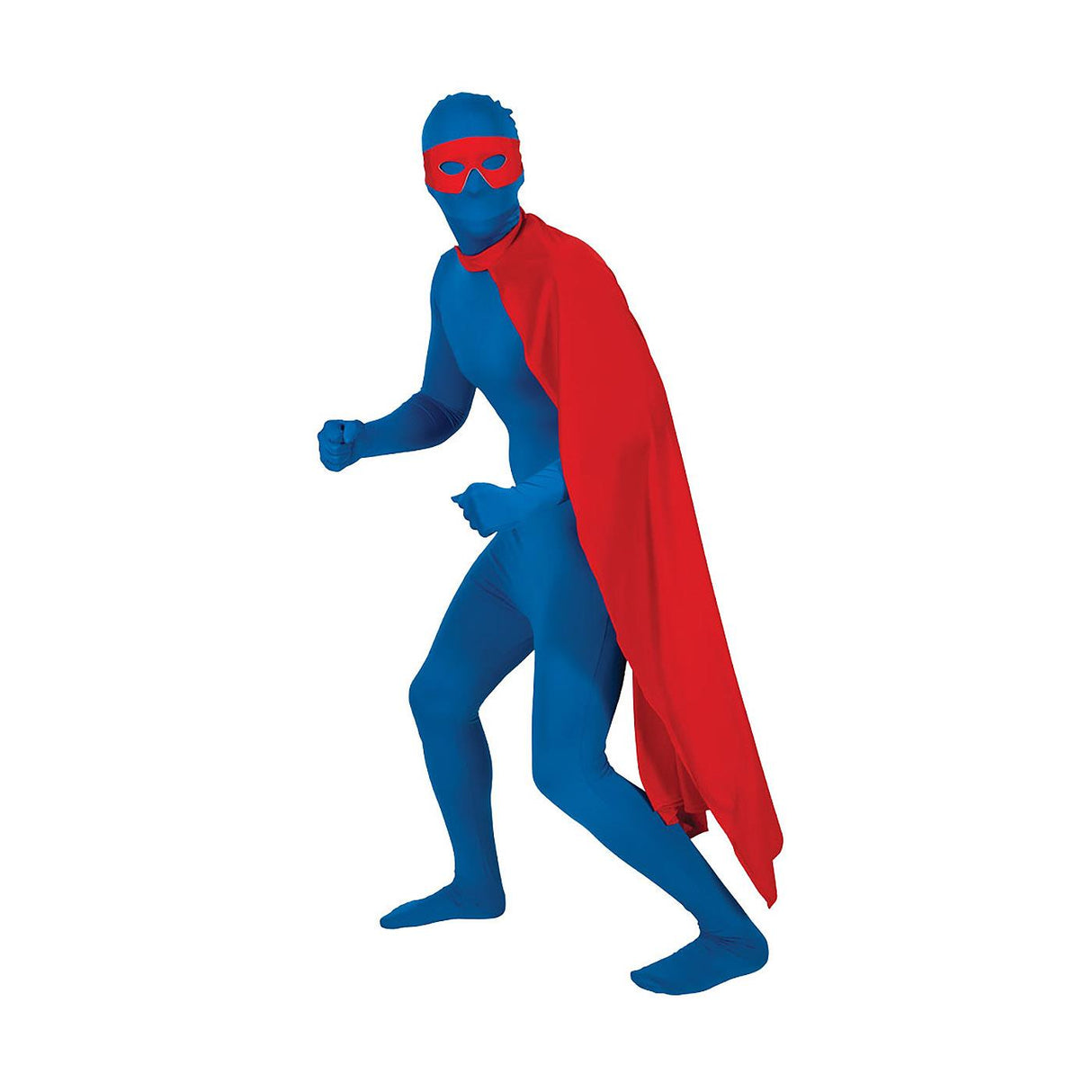 Long Superhero Cape (Red) - Adult