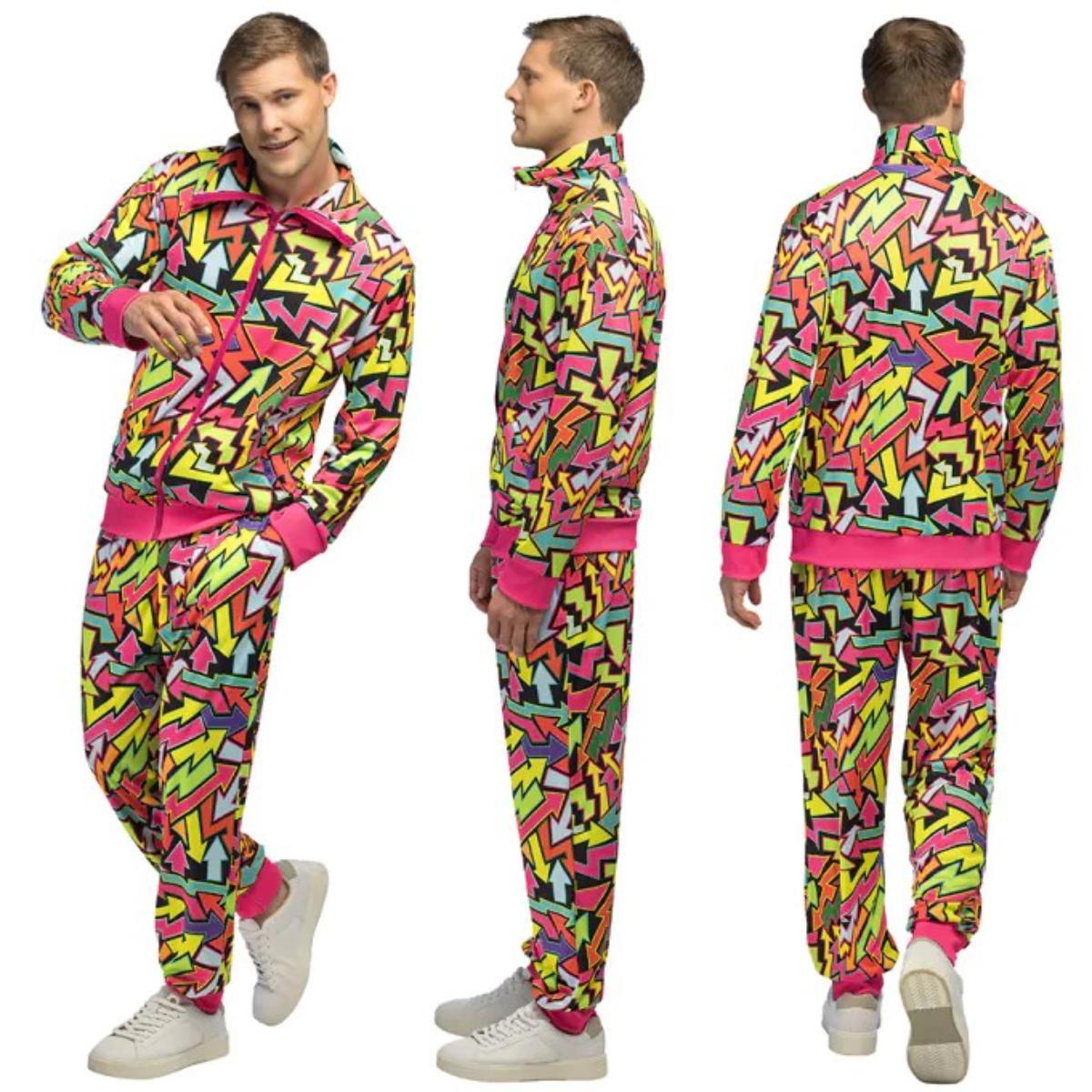 Street Art Dude Shell Suit Costume - Men
